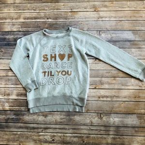 Girls gray long sleeve shirt! Size 10/12